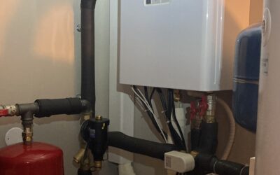 Installation d&rsquo;une pompe à chaleur Air/Eau TOSHIBA à Pontoy